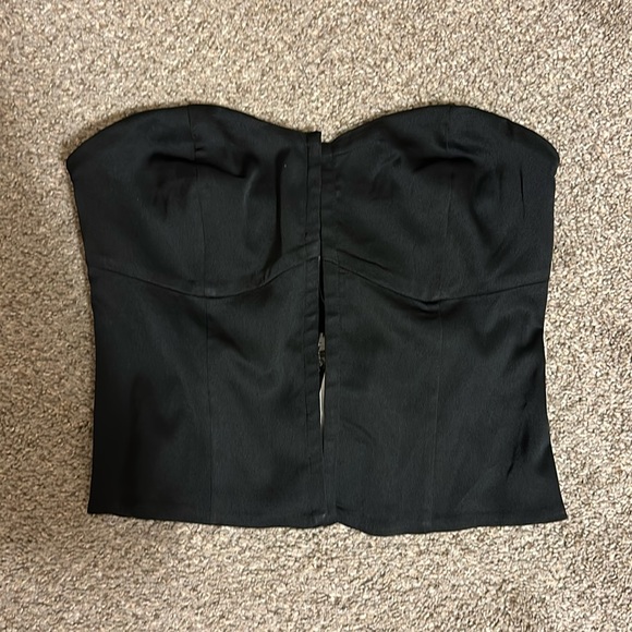 Abercrombie & Fitch Black Corset Top - Picture 1 of 2